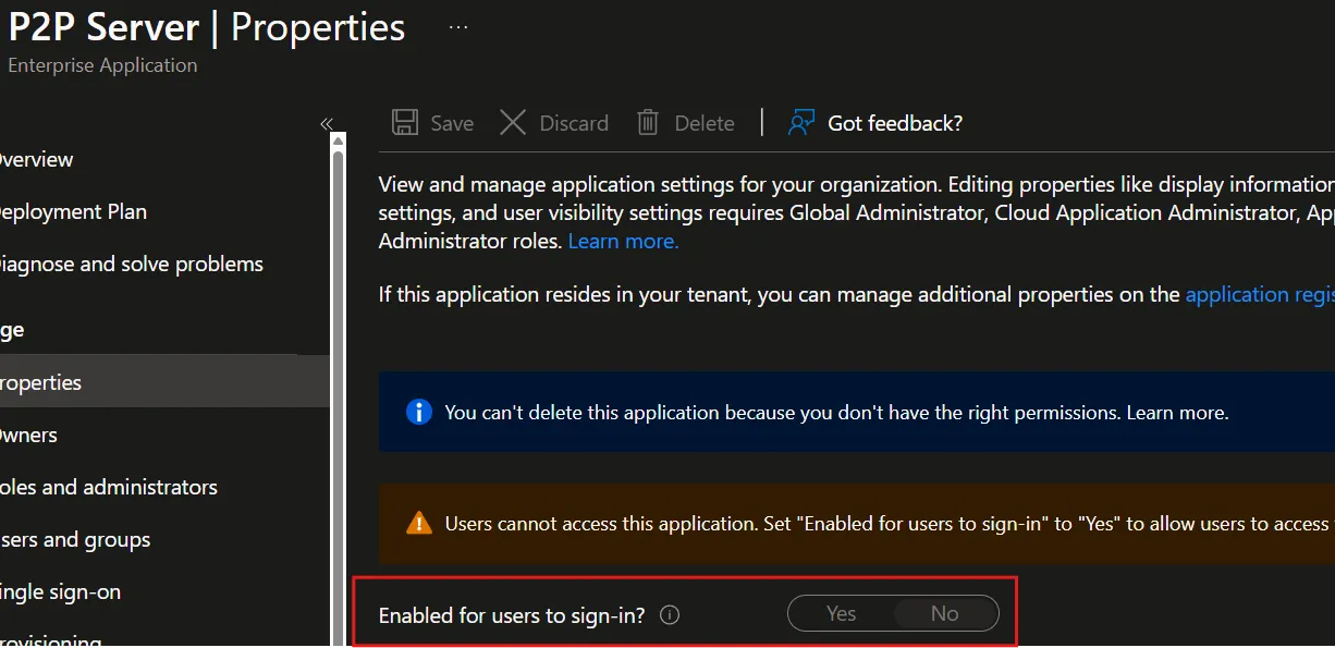 P2P Server - Enterprise Application