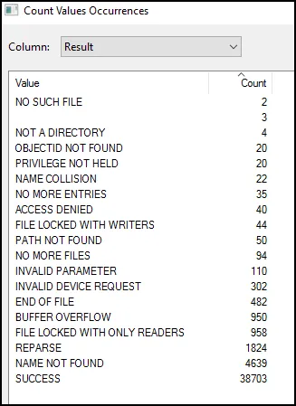 microsoft edge not responding procmon log