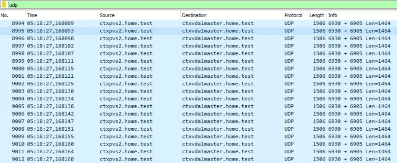 PVS streaming activity